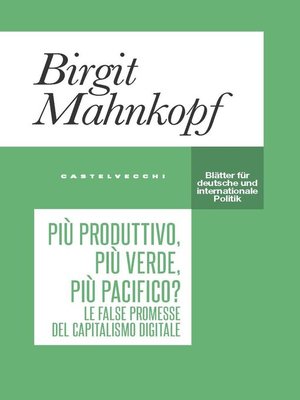cover image of Più produttivo, più verde, più pacifico